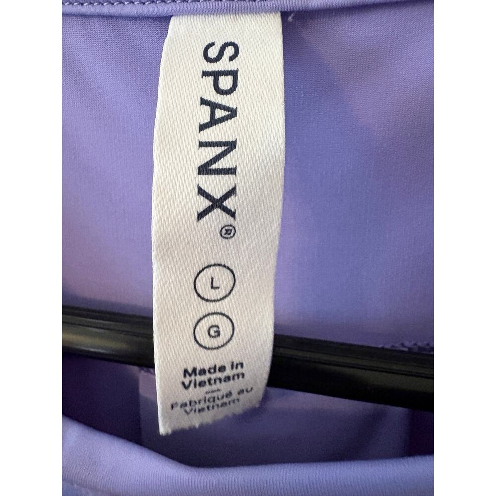 Purple Spanx Athletic Tank Sz Large - Picture 3 of 4